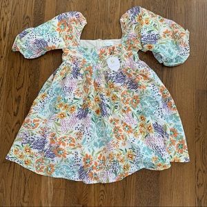 Sweet Lemon floral dress NWT